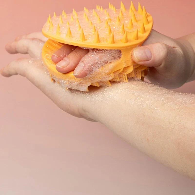 Description Picture 5 of itemSoft Silicone Body Scrubber Scalp Exfoliating Non-irritating Body Wash Massager Bath Shower Brush Body Scrub Skin Care Bath Tool