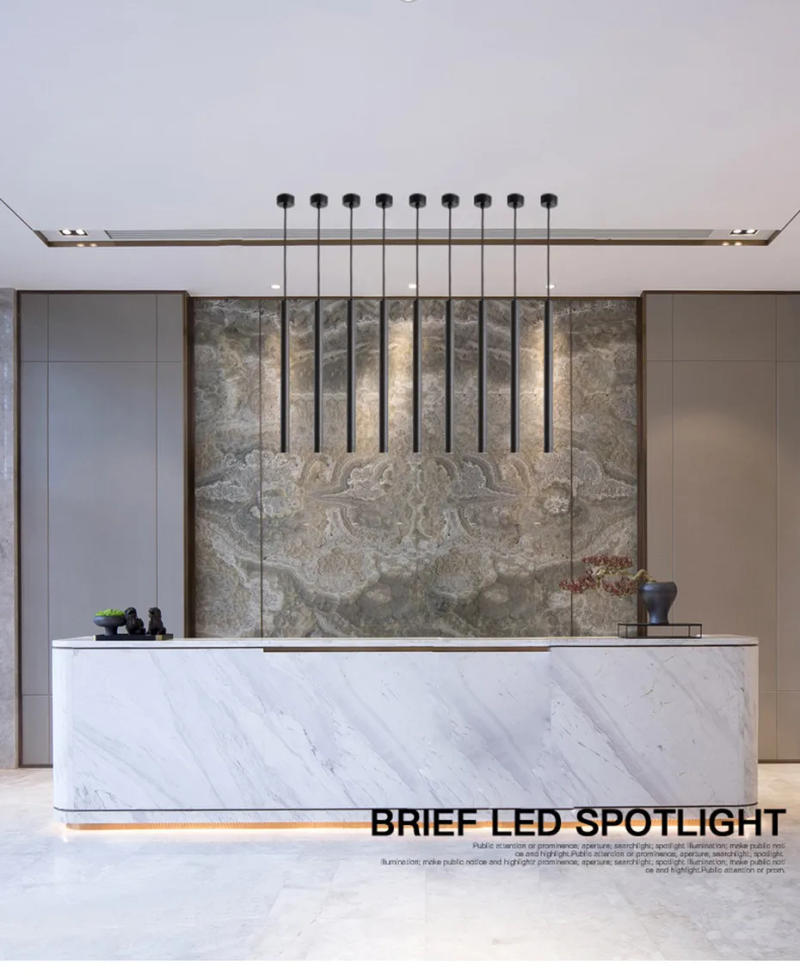 Description Picture 5 of itemLed Ceiling Chandelier Pendant Light Long Tube Hanging Lamp Home Decor Interior Room Kitchen Light Dining Room Shop Decoration