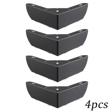 4pcs Furniture Legs Heavy Load Bearing Metal Cabinet Three-pronged Feet Triangle Sofa Legs DIY Furniture Hardware Legs