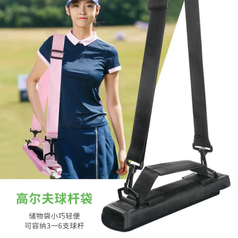 Description Picture 3 of itemGolf Club Storage Carry Bag - Ultra Light Nylon Driving Range Case with Adjustable Padded Shoulder Strap