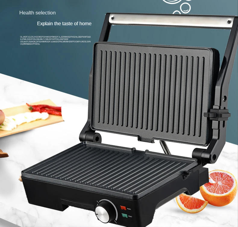 Description Picture 5 of itemFull Automatic Steak Machine Commercial Household Electric Oven Sandwich Panini Breakfast Machine Roast Steak Free freight