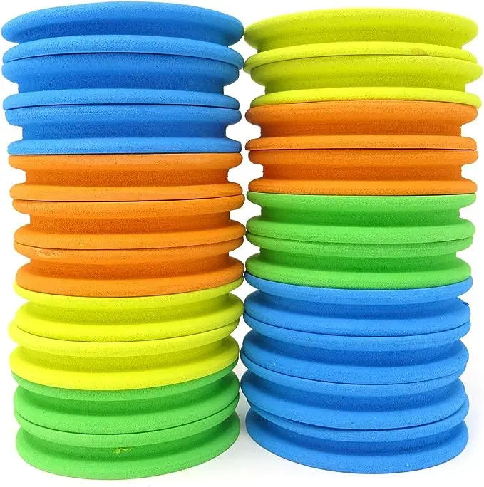Description Picture 5 of item10/20/50pcs EVA Foam Spools Fishing Winding Board Fishing Hook Line Tackle Foam Spool Trace Wire Swivel Tackle Fish Line Tools