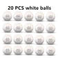 20 white balls