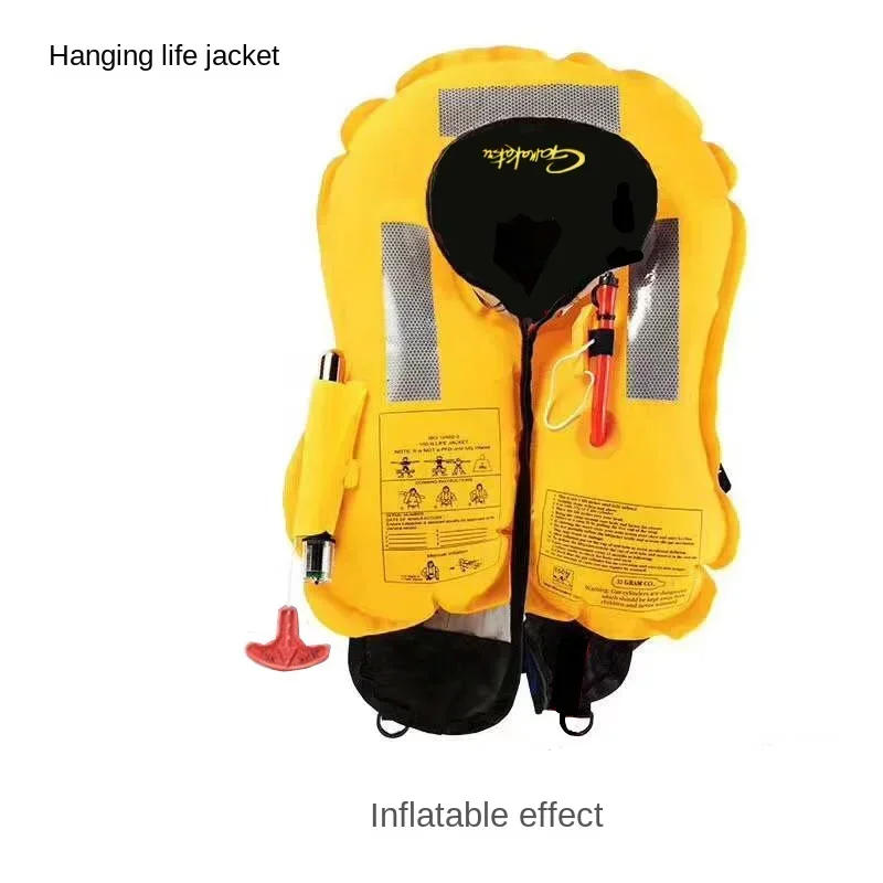 Description Picture 4 of itemNew Brand Men Inflatable Life Jacket Fishing Vest Buoyancy Suit Automatic Inflatable Waist Belt Without Gas Cylinder