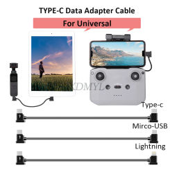 Universal Type C Tablet Data For DJI Neo/Mini 4K/FPV/Avata 2/Mavic 3 Pro//Mini 4 Pro/Air 3S Data Adapter Cable Remote Control
