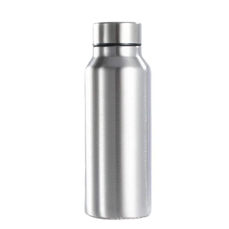 Description Picture 6 of item650ml/1000ml Stainless Steel Sport Water Bottle Single-layer Rugged Water Cup Metal Flask Drinkware Camping Sports Gym