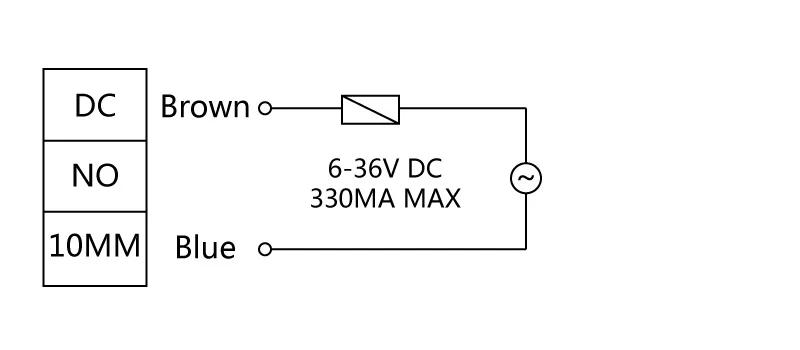 Description Picture 2 of itemPunch Counting Inductive Switch Magnetic Proximity Switch Normally Open 2-wire Sensor SJM12-10D1