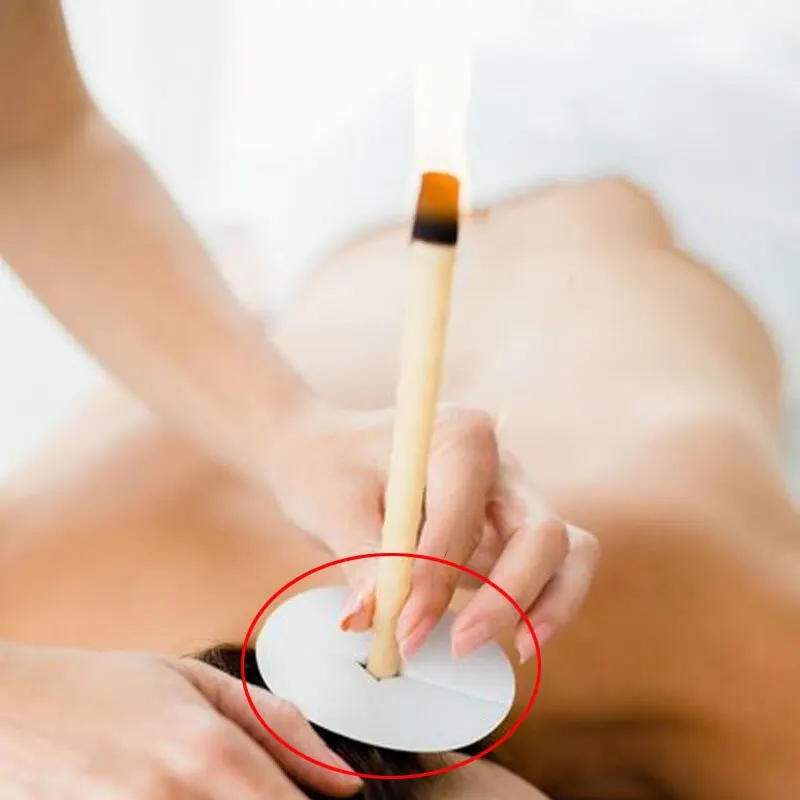 Description Picture 3 of item10/20Pcs Beeswax Candle Protectors - Personal Ear Care Protective Disk/Disc Candle Drip Protector