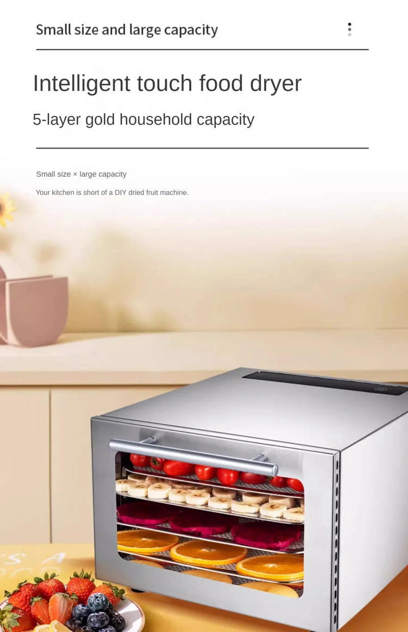 Description Picture 5 of itemFruit Vegetable Dryer Pet Snacks Small Household Fruit Dehydrator Duck Neck Jerky Air Dryer Food Beef Jerky Dehydrator Food