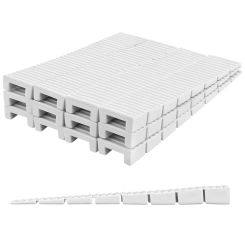 20pcs Adjustable Furniture Table Levelers Leveling Shims Height Wedges Furniture Gasket Table Chair Balance Foot Pad Gasket