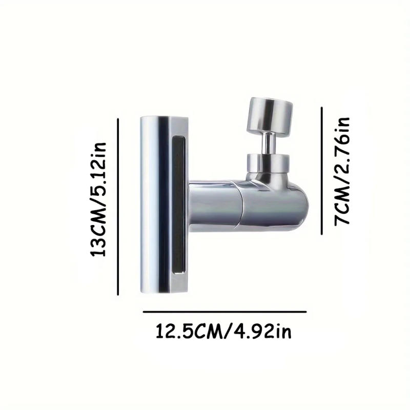 Description Picture 6 of item1 Piece 4 in 1 Kitchen Sink Faucet with Universal Swivel Shower Head, Splash Proof 360 Degree Rotation