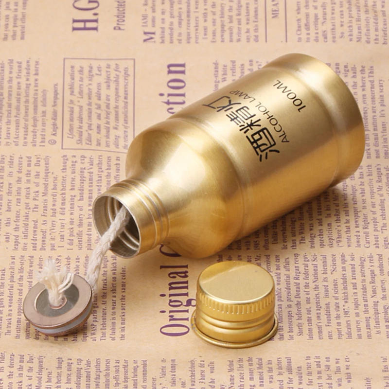 Description Picture 2 of itemStoves Alcohol Lamp 100ml Aluminum Alloy Burner Lamp Chemistry Lab Tool For Outdoor Hiking Liquid Pinic Brand New