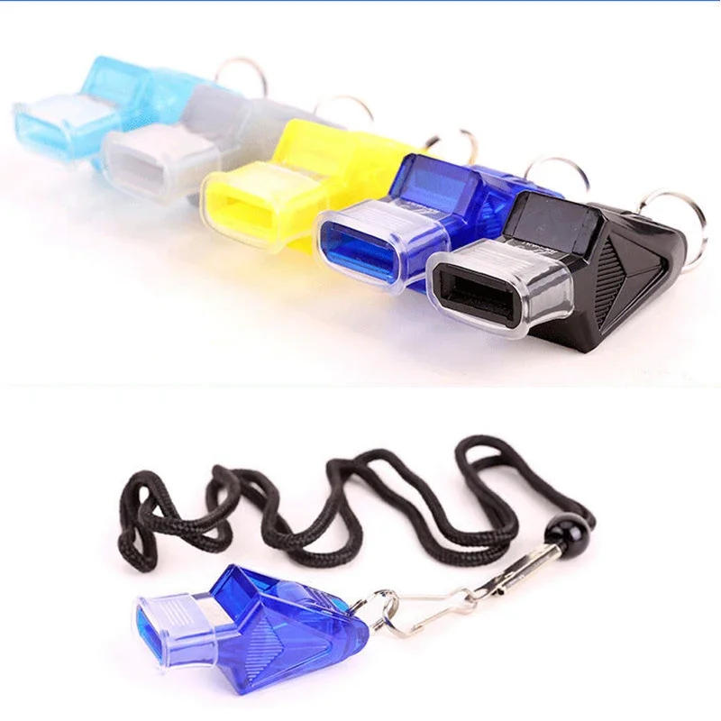 Description Picture 3 of itemHigh Quality Sport Big Sound Whistle Seedless Plastic Whistle Professional Football Basketball Referee Whistle Sport Accessories