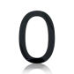 number 0  black