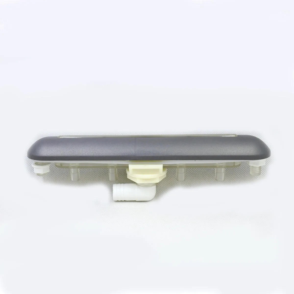 Description Picture 2 of item10.6 Inch Rectangular Plastic Waterfall Spa Hot Tub Accessories,27cm Grey Surface, Transparent Base,Bathtub Fountain