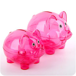 Piggy Bank Safe Children Savings Period Save Wooden Kids for Girls Dropshipping Money Box with Counter - Random Color