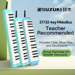 SUZUKI Melodica for Kids 32&37 Keys Melodica Instrument Air Piano Keyboard Musical Instrument with Carrying Bag Gift