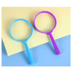 New 1PC 60mm 3x Hand-Held Reading Magnifiers Portable Toy Magnifier Children Magnifying Glass for Experiment Stationery Tools