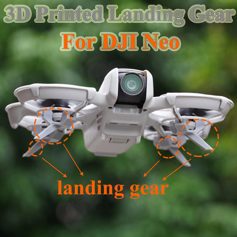 Description Picture 5 of itemLanding Gear For DJI NEO Support Leg 3D Printed Accessories Heightened Enhancement Gear Chassis Protector Quick Release