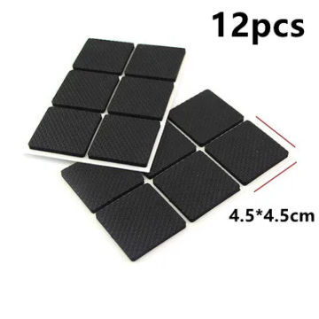 Self Adhesive Furniture Leg Feet Rug Felt Pads Chair Anti Slip Mat Wood Floor Protectors Table Feet Pads Thickening 5mm Thick