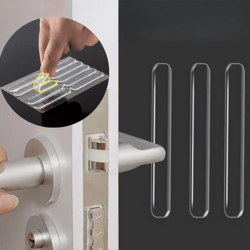 Description Picture 2 of itemAntiCollision Door Stickers Cabinet Door Buffer Cushion Invisible Anti Collision Strip Prevent Sliding Silicone Silicone Cushion