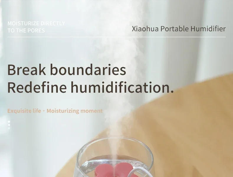 Description Picture 2 of itemSmall Flower USB Humidifier Portable Desktop Mini Water Replenishing Spray Home Ipx7 Waterproof Atomizer Diffuser