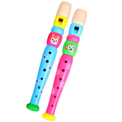 2 Pcs Six-hole Clarinet Beginner Instrument Kids Recorder Children’s Toys Plastic for