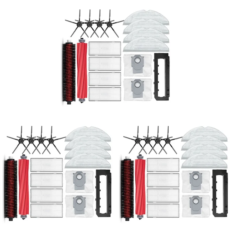 Description Picture 4 of itemB59B-3X For Xiaomi Roborock S7 Maxv / S7 Maxv Plus / S7 Maxv Ultra / G10S Robot Vacuum Parts Brush Hepa Filter