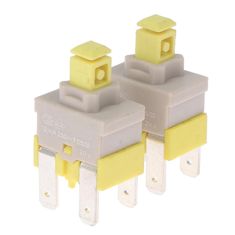 Description Picture 5 of item〔YY32〕PA512C Imported E-Switch Self-Locking Switch 4-pin Dishwasher Vacuum Cleaner Power Push Button Switch