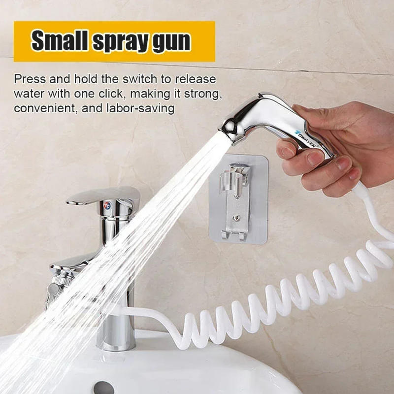 Description Picture 4 of itemHand-held Toilet Stainless Steel Portable Toilet Faucet Children Hand-held Sprinkler Multifunctional Bathroom Accessories