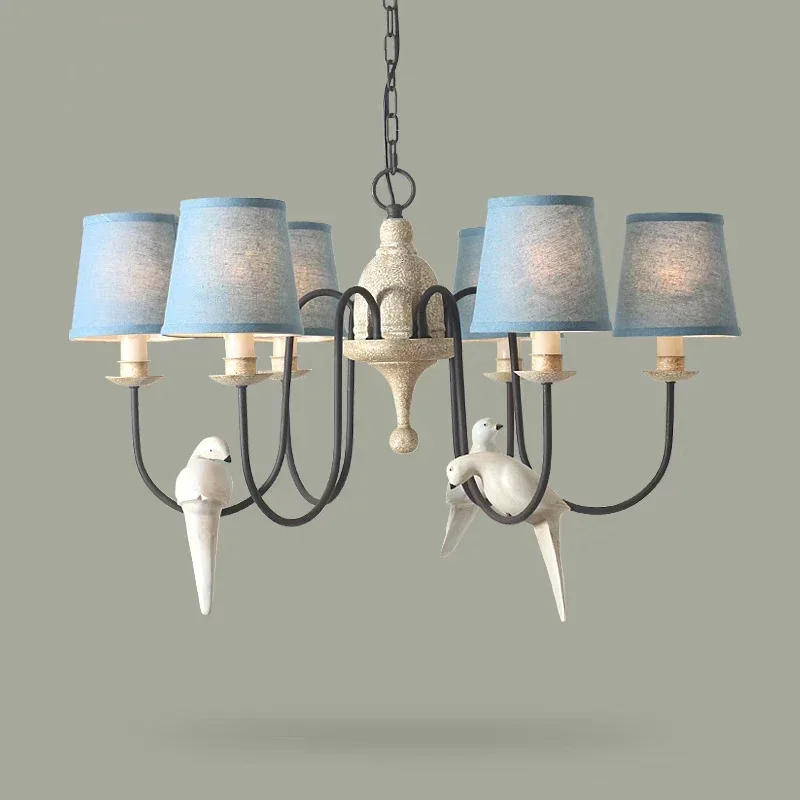 Description Picture 2 of itemNordic Vintage Birds Pendant Lights Bird Design Lamps for Dining Room Restaurant Cafe Hanging Suspension Light Free Shipping