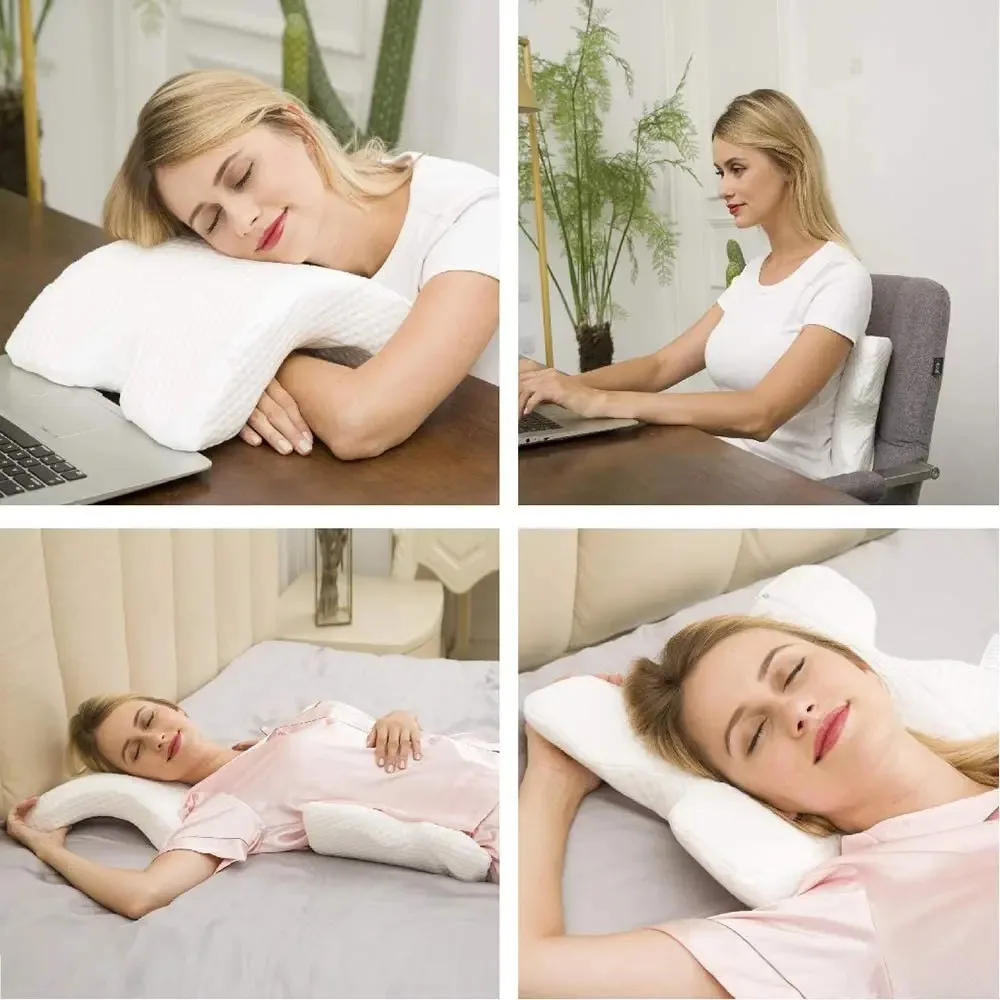 Description Picture 4 of itemU-Shaped Curved Orthopedic Pillow for Sleep Memeory Foam Hand  Hollow Orthopedic Products Neck Travel Side Sleepers