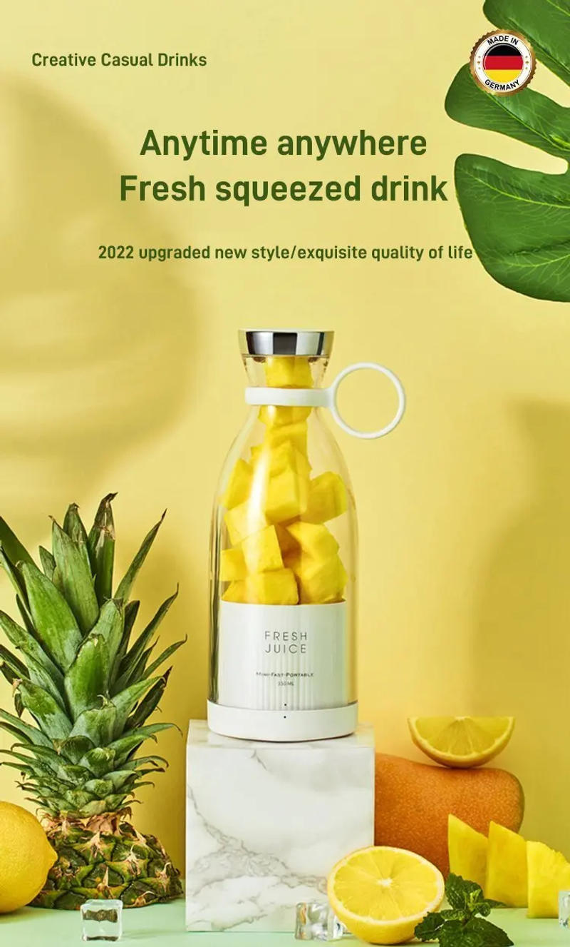 Description Picture 2 of itemHome Portable Juice Mixing Cup Mini Juicer Usb Charging Multifunction Electric Fruit Cup