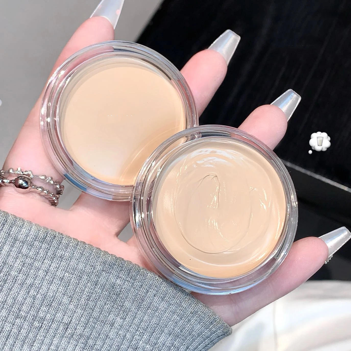 Description Picture 5 of itemSkin Tint Cream Foundation Long-Lasting Hydrating Waterproof Full Coverage Concealer Cover Acne Makeup Base Even Skin Tone