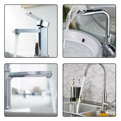 3x Brass Water Conservation Faucet Tap Aerator Replaceable Filter Mixed Nozzle M24 Bathroom Kitchen Splash Head Tap Aerator