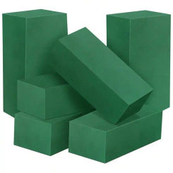 6pcs-Floral Foam Blocks For Fresh And Artificial Flowers Arrangements Dry & Wet Foam Floral Foam Blocks For Wedding,