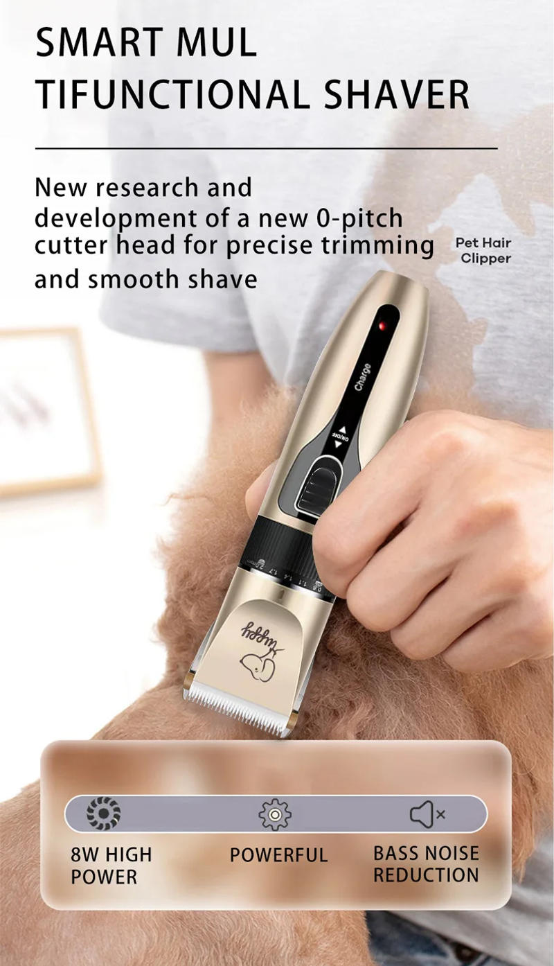 Description Picture 2 of itemPet Electric Scissors Kit Cat Dog Hair Prune Machine Professional Shearing Tool Kit Animal Beauty Electric Clipper Trim Foot Hai