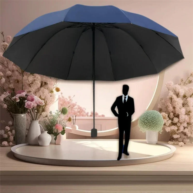 Description Picture 3 of itemOversized Folding Umbrella Windproof Waterproof Large Sun Rain Travel Family Use Umbrella Brand