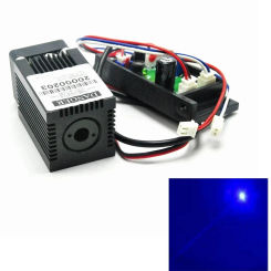 450nm 50mw/100mw/300mw/500mw Fixed-focus Blue Dot Laser Diode Module 33*50mm