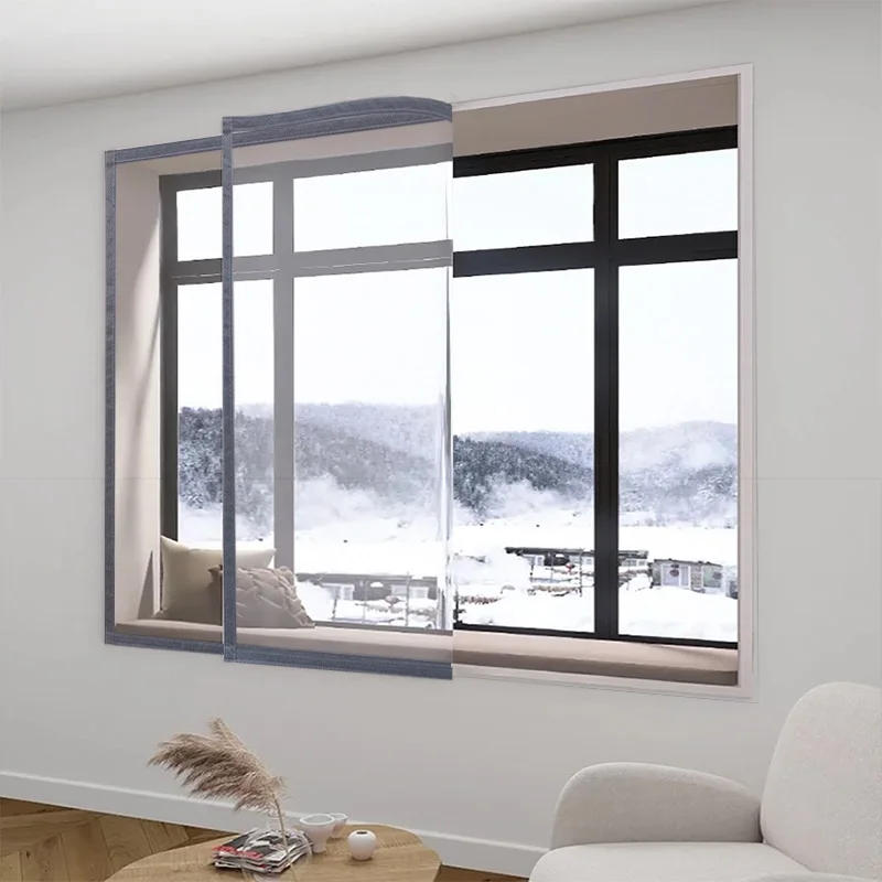 Description Picture 2 of itemCustomizable winter warm curtains, windproof sealed windows, household cold insulation, anti freezing window insulation film