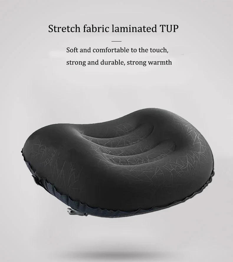Description Picture 4 of itemThe Wild Portable Inflatable Pillow Outdoor Camping Waterproof Sun Protection Air Pillow Comfortable And Durable Hiking Pillow