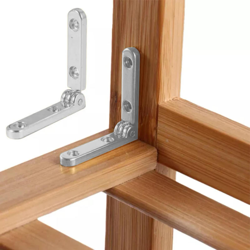 Description Picture 4 of itemFurniture Spring Hinge Hardware Silver Support Hinge With 40 Pcs Screws Wooden Box 10 Pieces 30x30mm 90 Degree