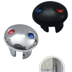 10PCS Faucet Handle Cover Hot And Cold Water Sign Red And Blue Label Decoration Cover Kitchen Bathroom Accessories