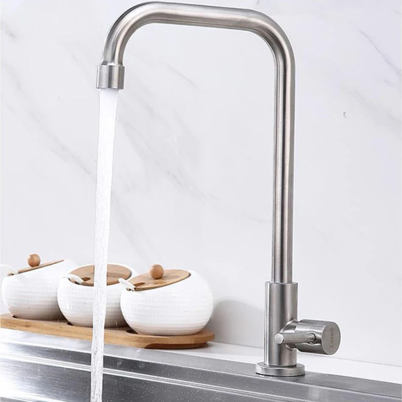 Description Picture 2 of itemStainless Steel Kitchen Faucet Water Purifier Single Lever Hole Tap Cold Mixer Tap Water Deck Mounted Kitchen Sink Tap