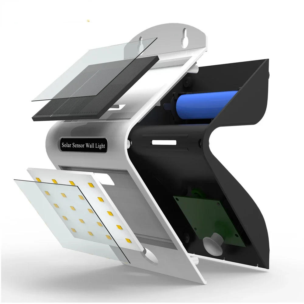 Description Picture 6 of item3000K/6000K/Rgb Solar Led Outdoor Solar Spotlight Solar Garden Light Outdoor IP65 Waterproof power Light Wall Light