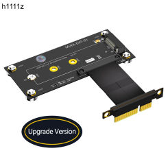 10cm M.2 NVME Key M to PCI Express X4 Extension Cable Expansion Board with Magnetic Pad Supports 2230 2242 2260 2280 M2 NVME SSD