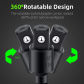0.5 inch Black
