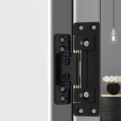 Hidden Door Hinges Adjustable Easy Installation Hardware Conceal Hinge for Interior Door Narrow Doors Cabinets Wardrobes Hotels
