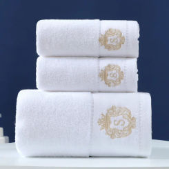 100% Cotton Towel 3pcs Set High Quality Bathroom Home Water Absorbent Soft Beach Travel Sports Quick-Drying Towels