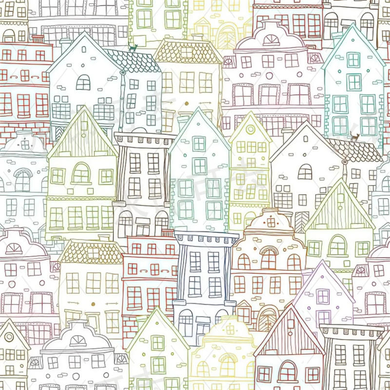 Description Picture 5 of itemCustom Modern cartoon fairy tale castle wall cloth mural wallpapers for children's room bedroom building background 3D wallpaper